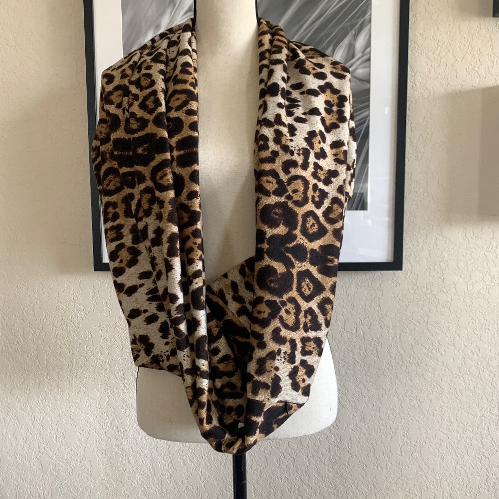 Leopard Infinity Scarf  2 Chic